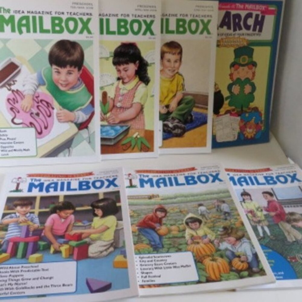 The MAILBOX MAGAZINE COLLECTION #9 - Mailbox MARCH + 6 issues